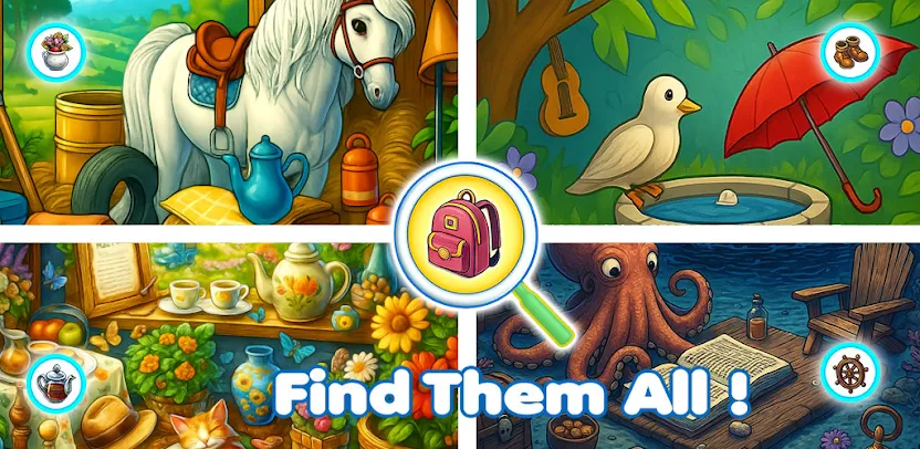 Find and Spot It Hidden Folks artwork