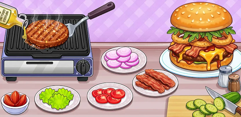 Kitchen Set Cooking Bake Time artwork